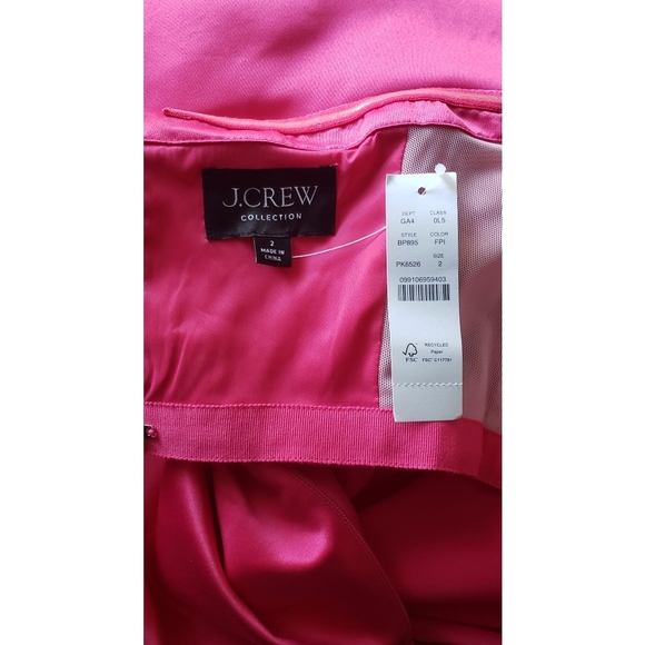 66. J.Crew Collection limited-edition strapless dress in duchesse satin - Picture 10 of 11